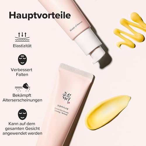Detalle de Beauty of Joseon Revive Eye Serum Ginseng + Retinal – Augencreme mit HKG-Formel (30 ml)