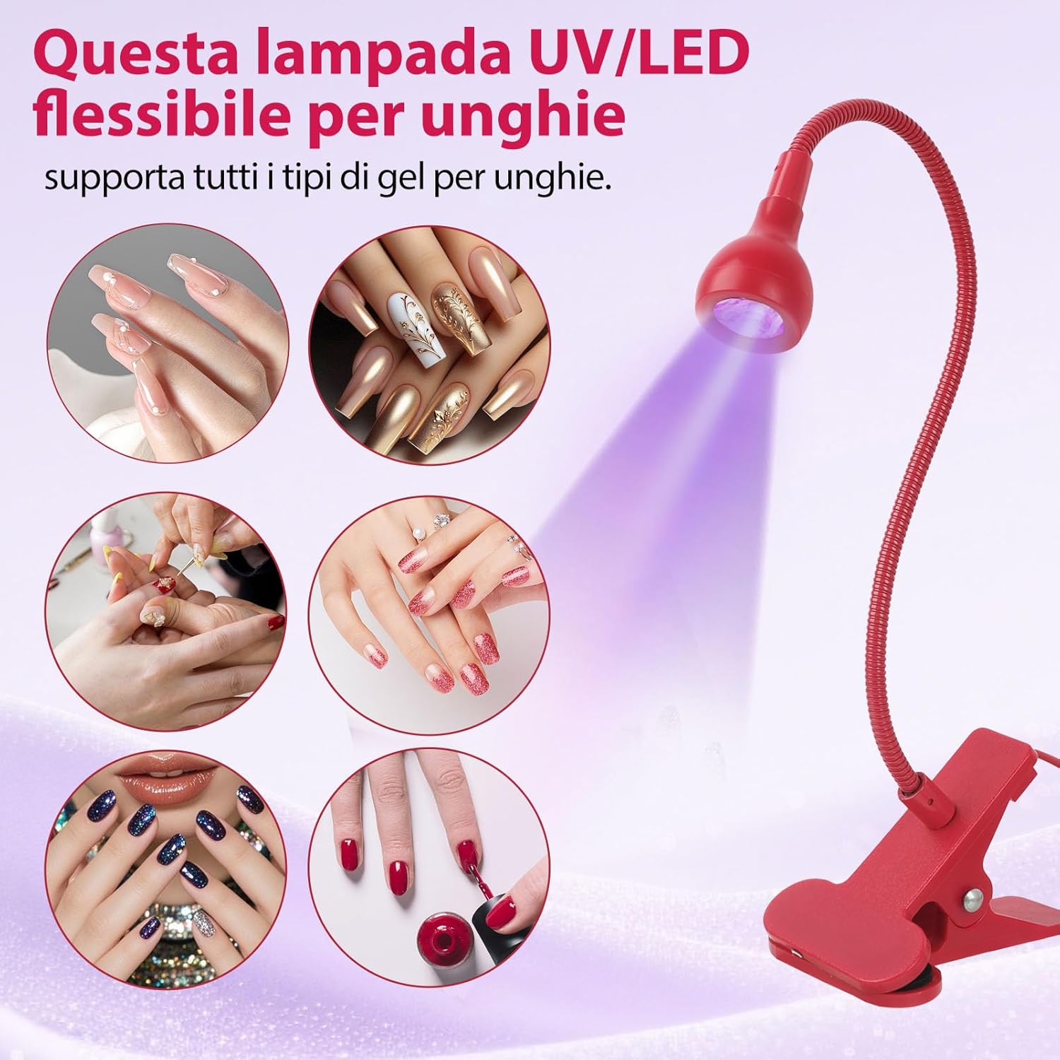 Thumbnail 6 de Lampada UV LED 5W Mini per unghie