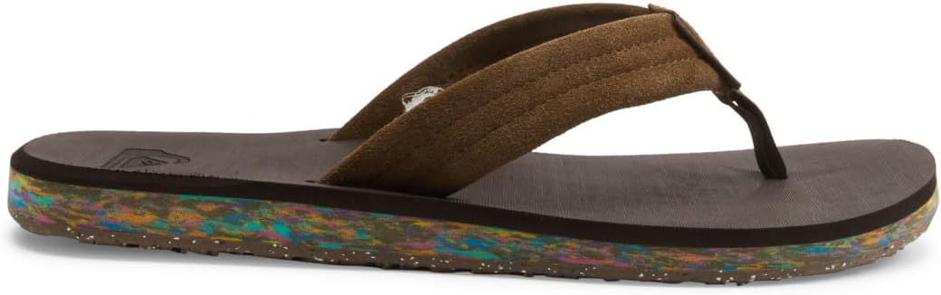 Detalle de Quiksilver Suède Carver Recyclé, Sandale Homme – Confort simple et matériaux responsables