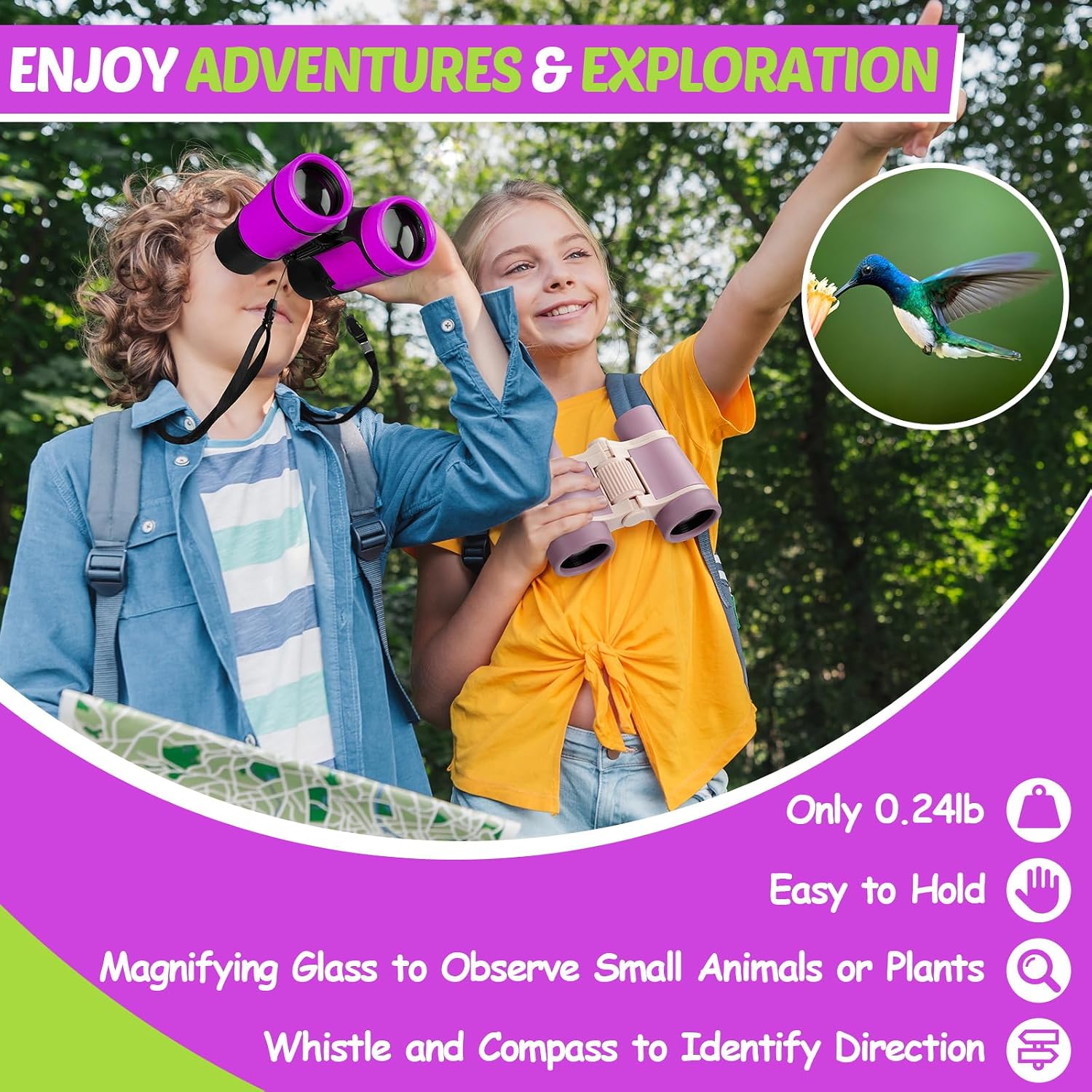 Thumbnail 3 de Zinbo Kinderfernglas für 3–8 Jahre