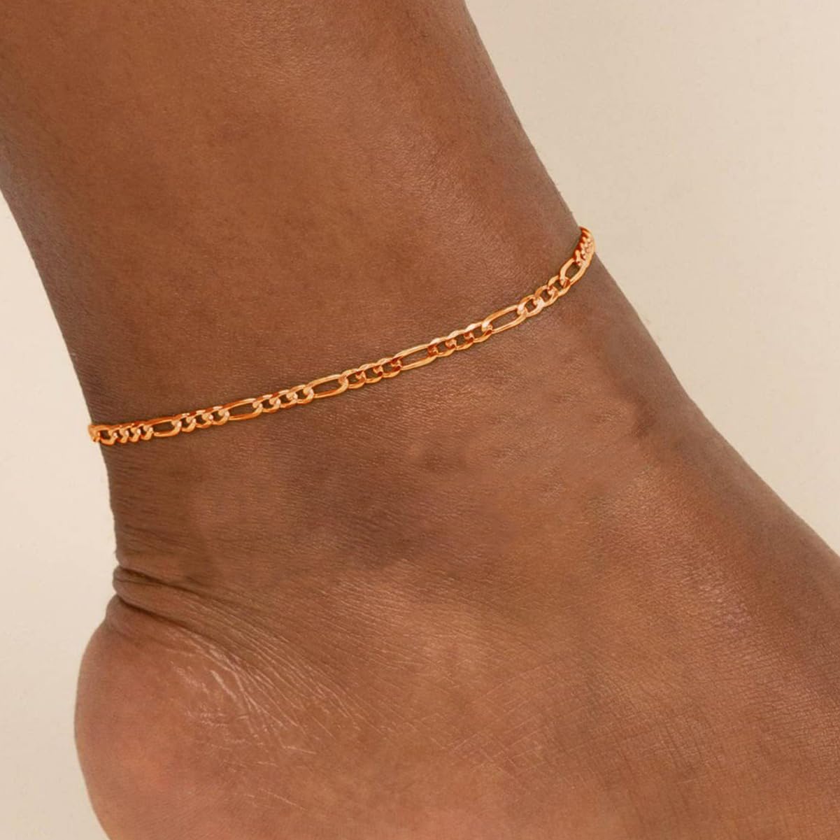 Detalle 2 de Cangall Silber Fußketten für Damen – Infinity-Fußkettchen als flexibles Fußgelenk-Armband