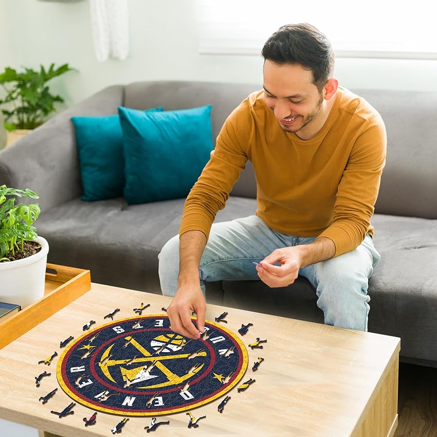Detalle 2 de Iconic Puzzles Denver Nuggets puzzle 270 piezas