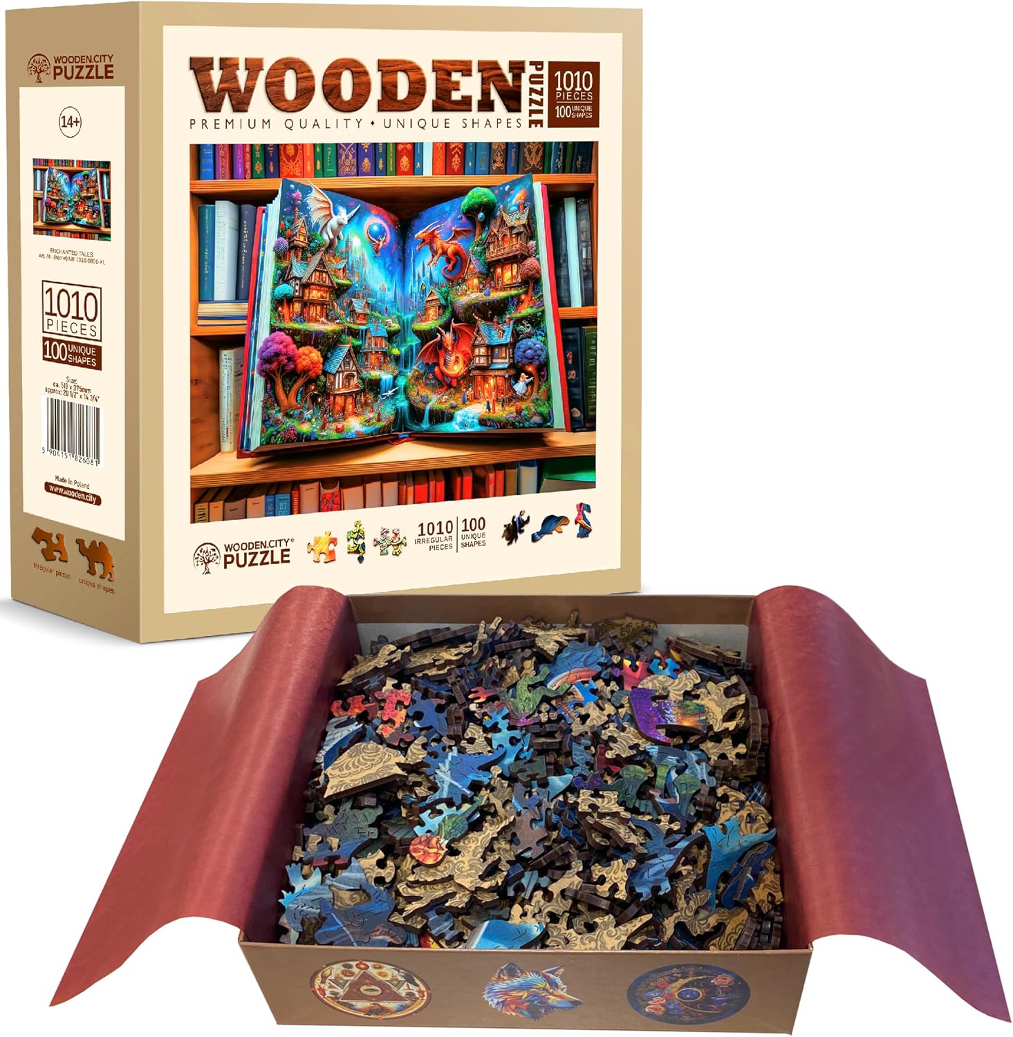 Thumbnail 2 de WOODEN.CITY Enchanted Tales Puzzle 1000 piezas
