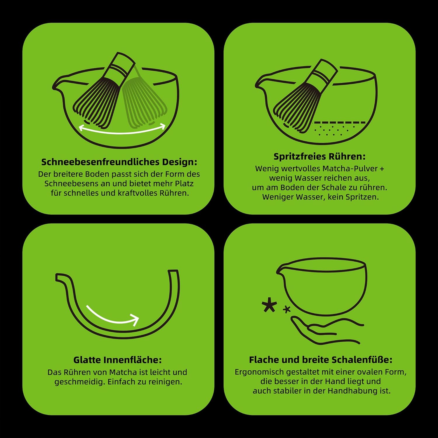 Thumbnail 2 de TEANAGOO Matcha-Set | 7-teiliges Matcha-Zeremonie-Set aus Bambus und Keramik mit Farbverlauf Orange/Weiß