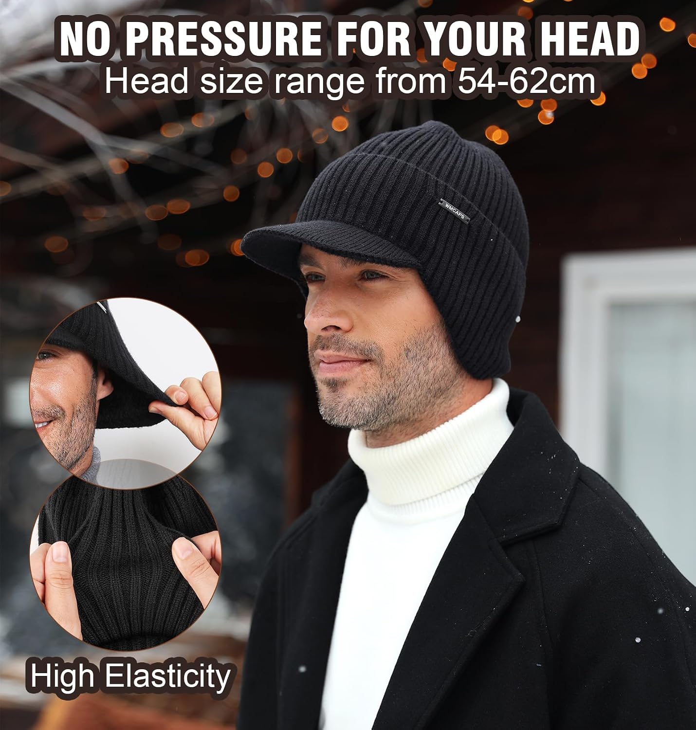 Thumbnail 3 de Wmcaps Winter Beanie with Brim