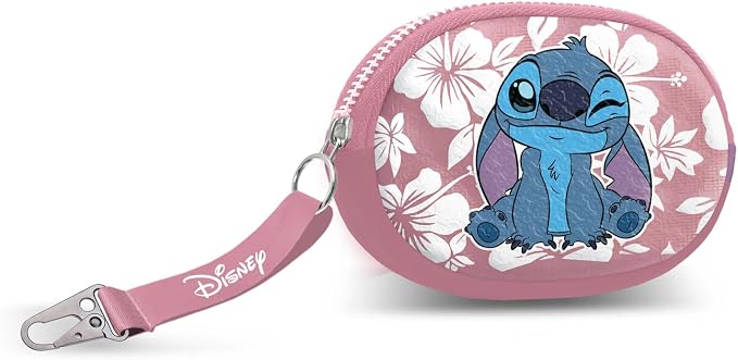 Detalle de Disney Lilo y Stitch Maui Monedero Pill Rosa 🌺