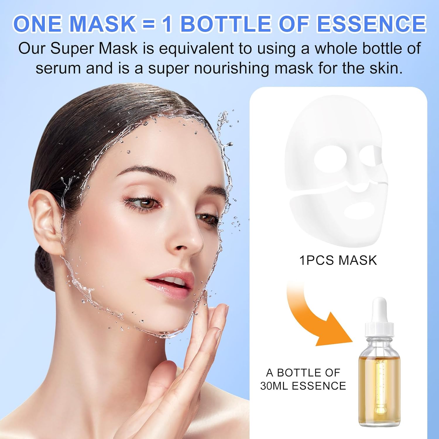 Thumbnail 6 de Bio Collagen Real Deep Mask 6 pezzi — maschera viso al collagene