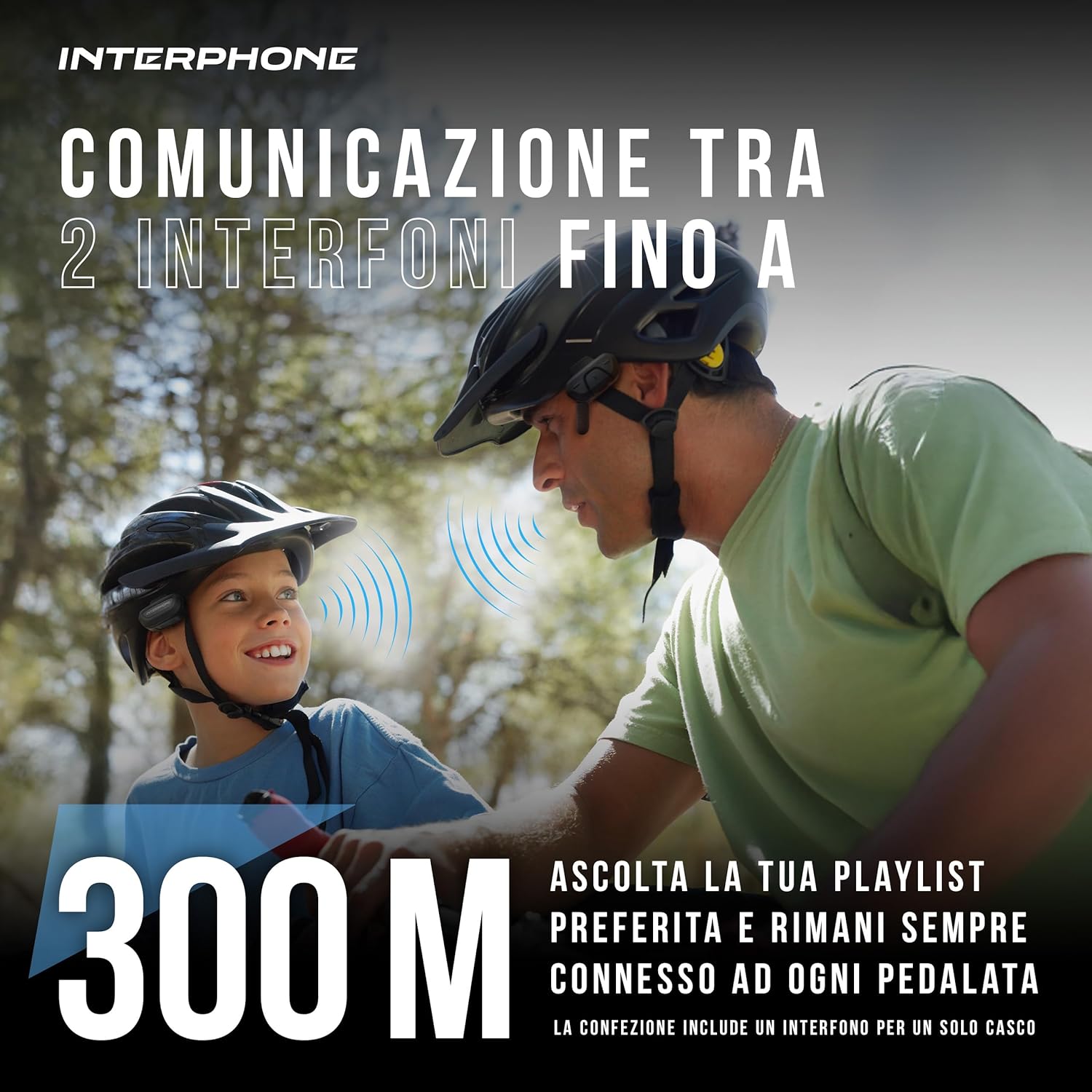 Thumbnail 3 de INTERPHONE AERIAL Doppio — Interfono bici Bluetooth per due ciclisti fino a 300 m