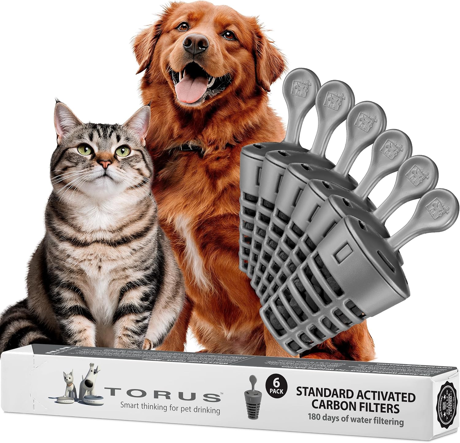 Thumbnail 6 de Heyrex TORUS PET Advanced – zestaw 6 filtrów wymiennych do miski na wodę