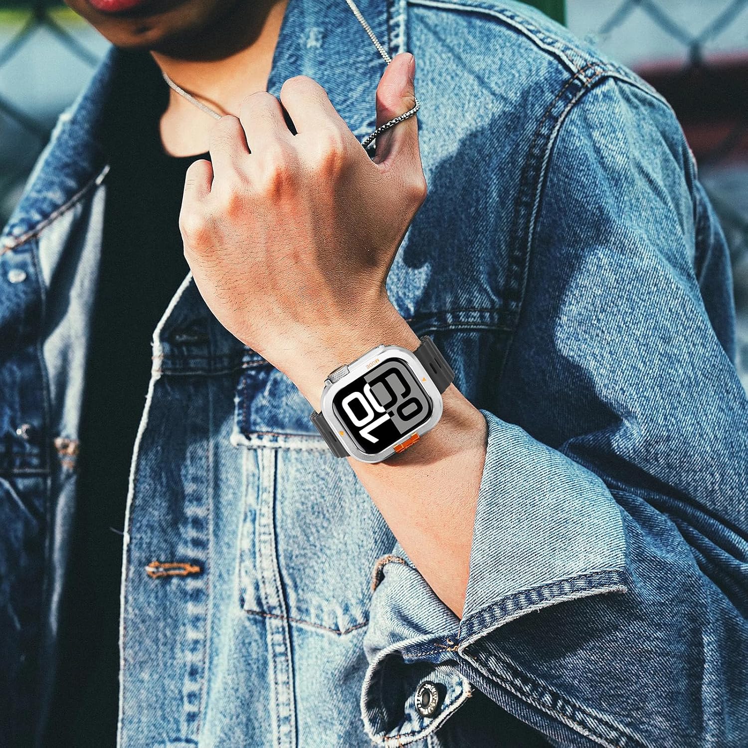 Thumbnail 6 de Suphart Metal Bumper for Apple Watch 46mm