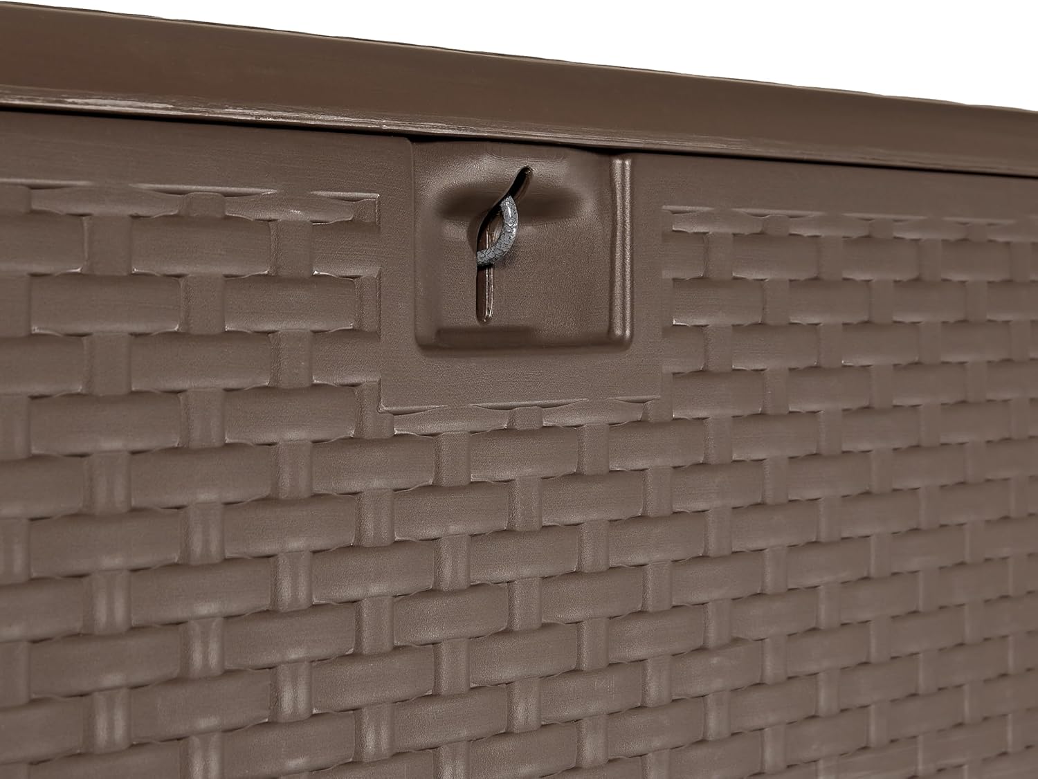 Detalle 2 de Amazon Basics Organisation and Storage Outdoor Deck Box, 375 litre, Brown
