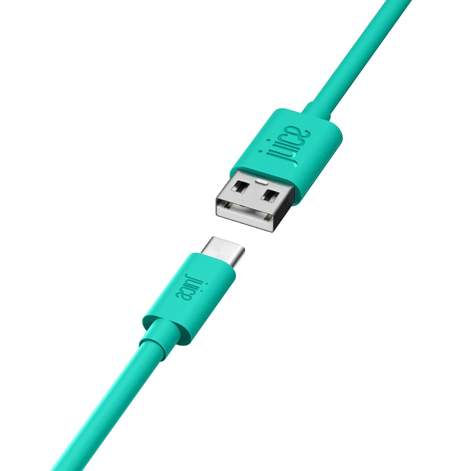 Detalle de Juice USB-A to USB-C Charging Cable 3m (Ocean) – Fast Charge & Data Sync, Durable, 1-Year Warranty