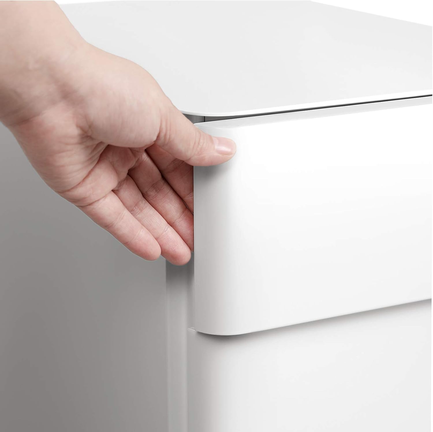 Thumbnail 6 de SONGMICS Mobile File Cabinet with Wheels and Lock (Pre-assembled) for A4/Letter/Legal — White OFC030W01