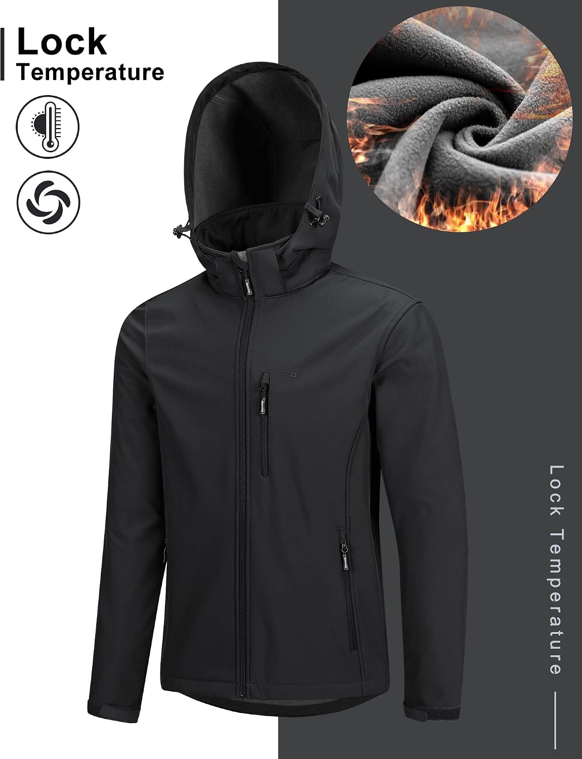 Detalle 2 de 33,000ft Men's Waterproof Softshell Jacket