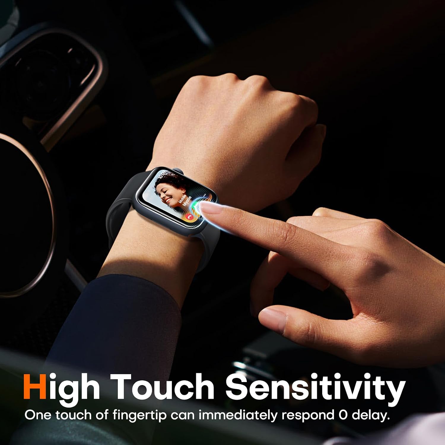 Detalle de LK 41mm Screen Protector for Apple Watch Series 9/8/7, 8-Pack TPU Film