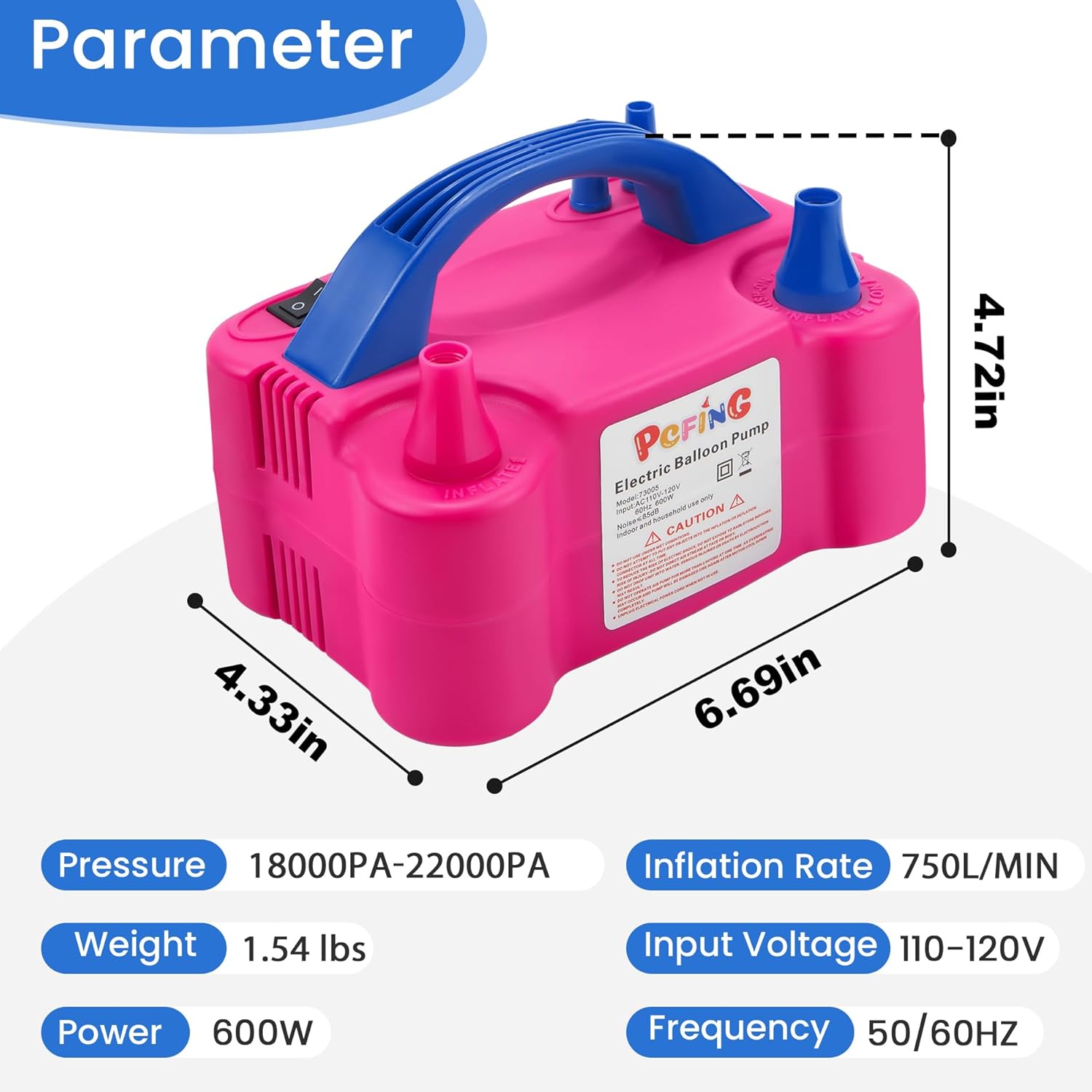 Thumbnail 5 de PCFING Balloon Pump Electric 750L/min