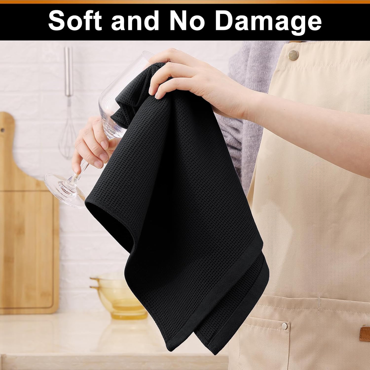 Thumbnail 3 de Homaxy 100% Cotton Kitchen Towels 16 x 26 inches 🍽