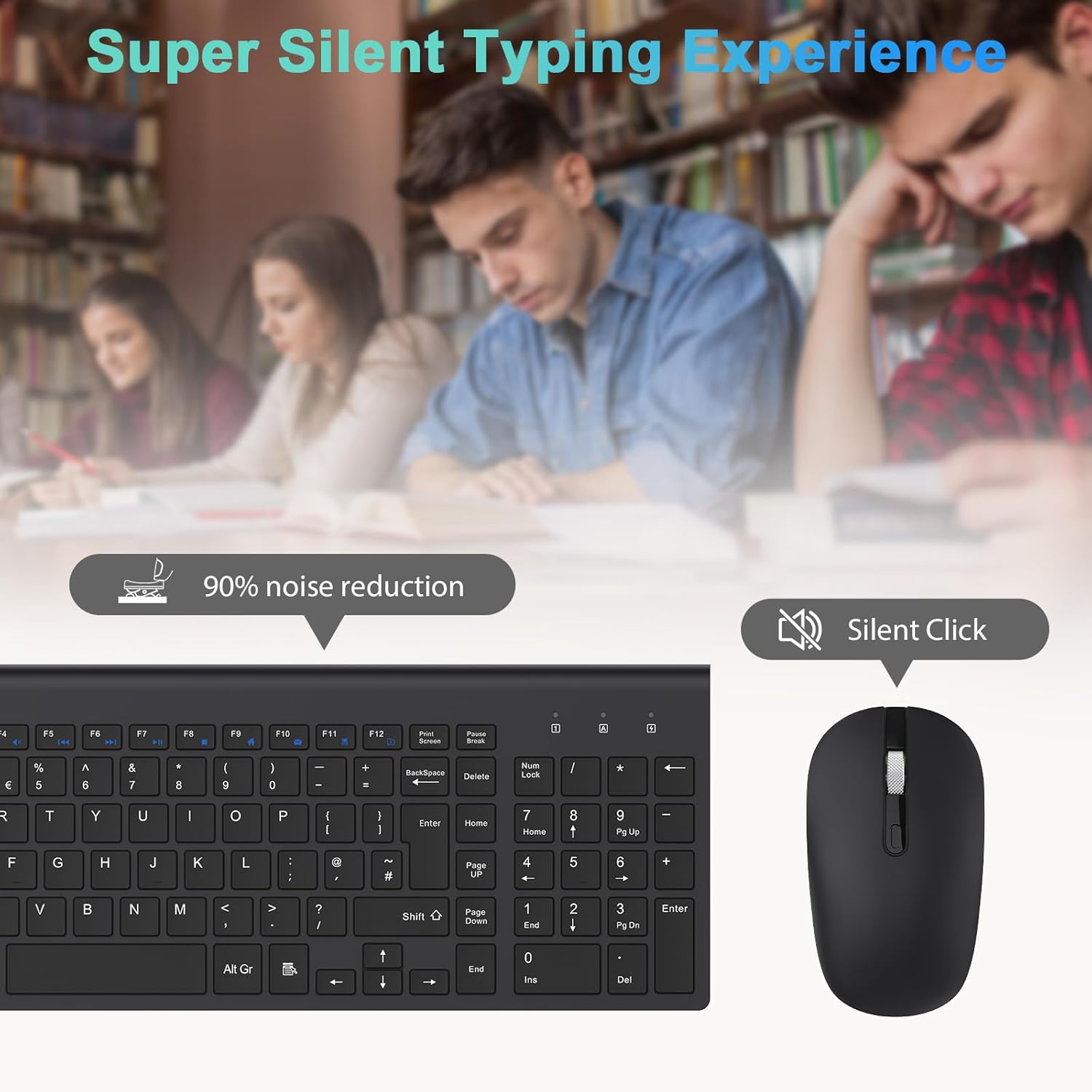 Detalle de cimetech 2.4G keyboard mouse combo