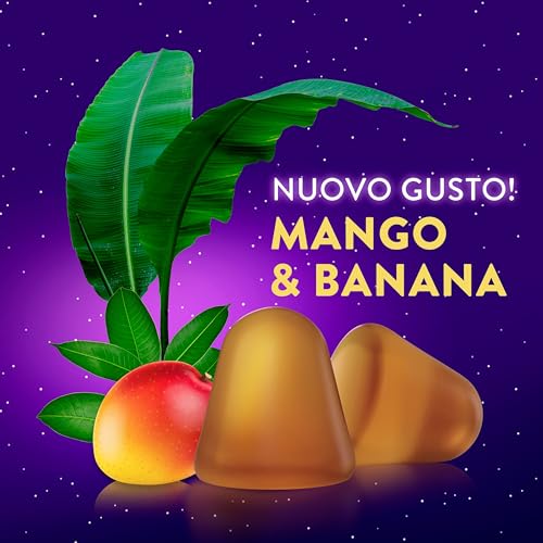 Detalle 2 de ZzzQuil Natura Melatonina, integratore in gommose gusto mango e banana, 72 pezzi