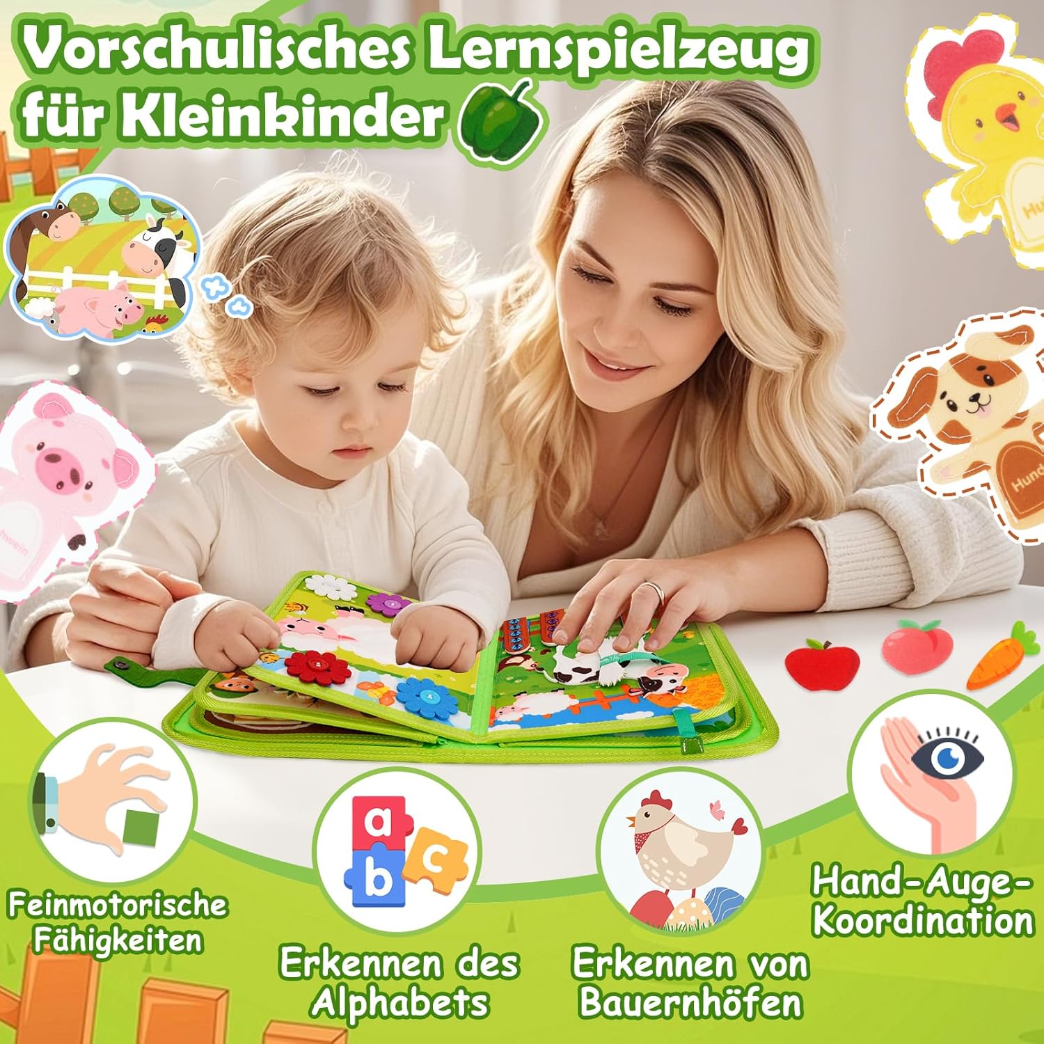 Thumbnail 1 de Busy Board Montessori Lernspielzeug 12+ Monate