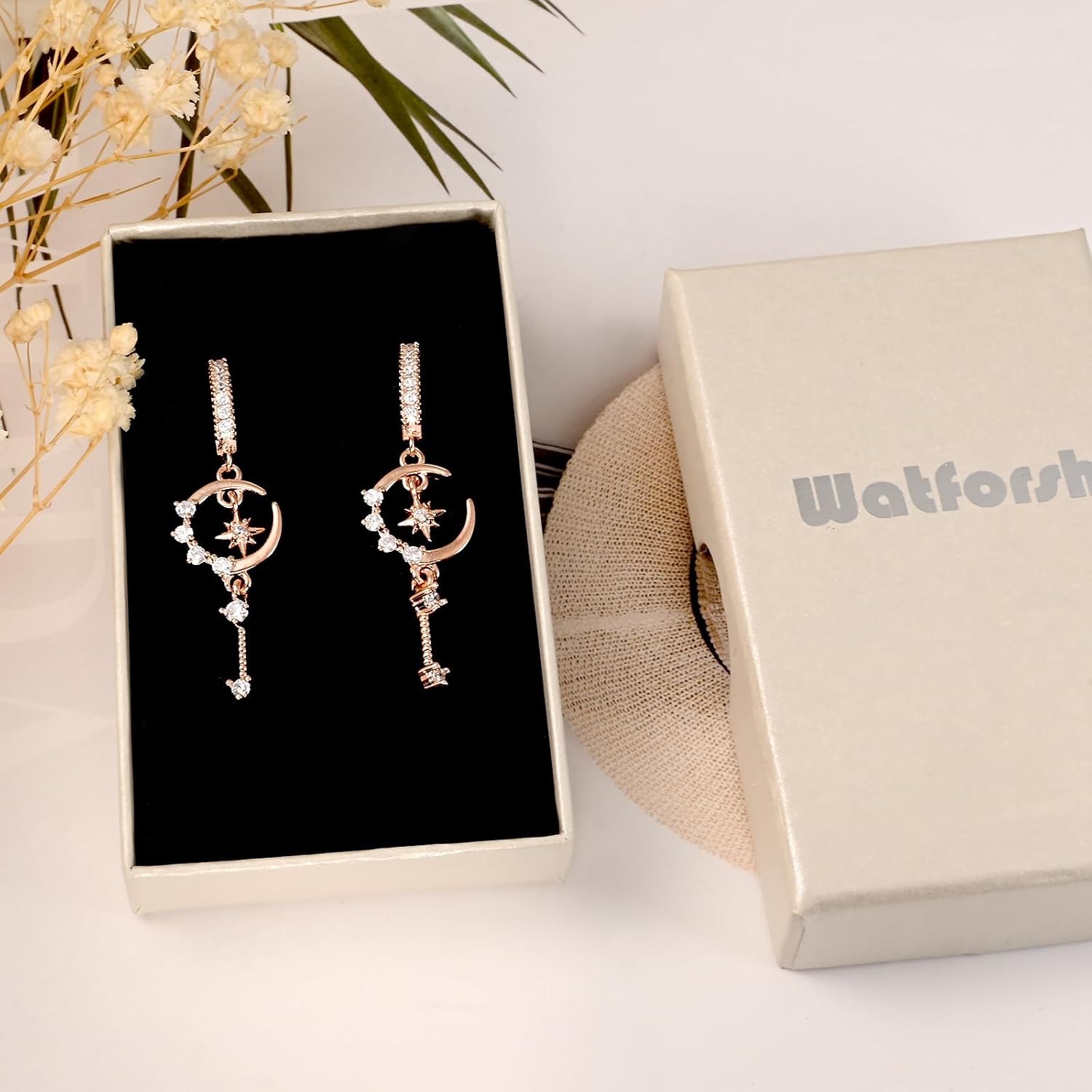 Thumbnail 6 de Watforsh Celestial Dangle Earrings 4 cm