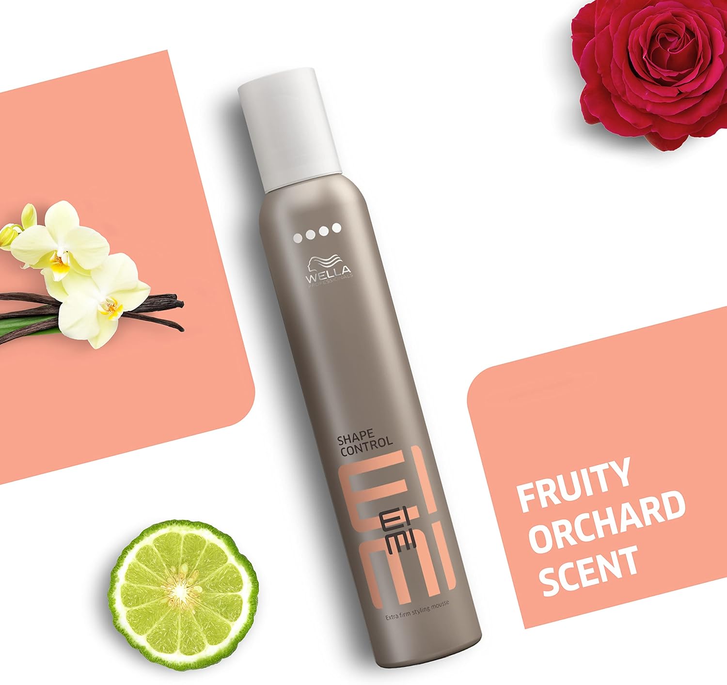 Thumbnail 1 de Wella Professionals EIMI Shape Control Extra Hold Styling Mousse (Heat Protection), Hold Level 4, 500ml