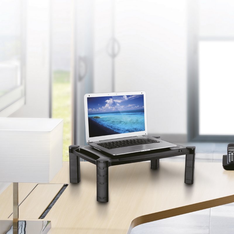 Thumbnail 2 de Aisens Soporte Elevador XL para Monitor/Portátil (Negro) - Ergonomía y elevación en escritorio