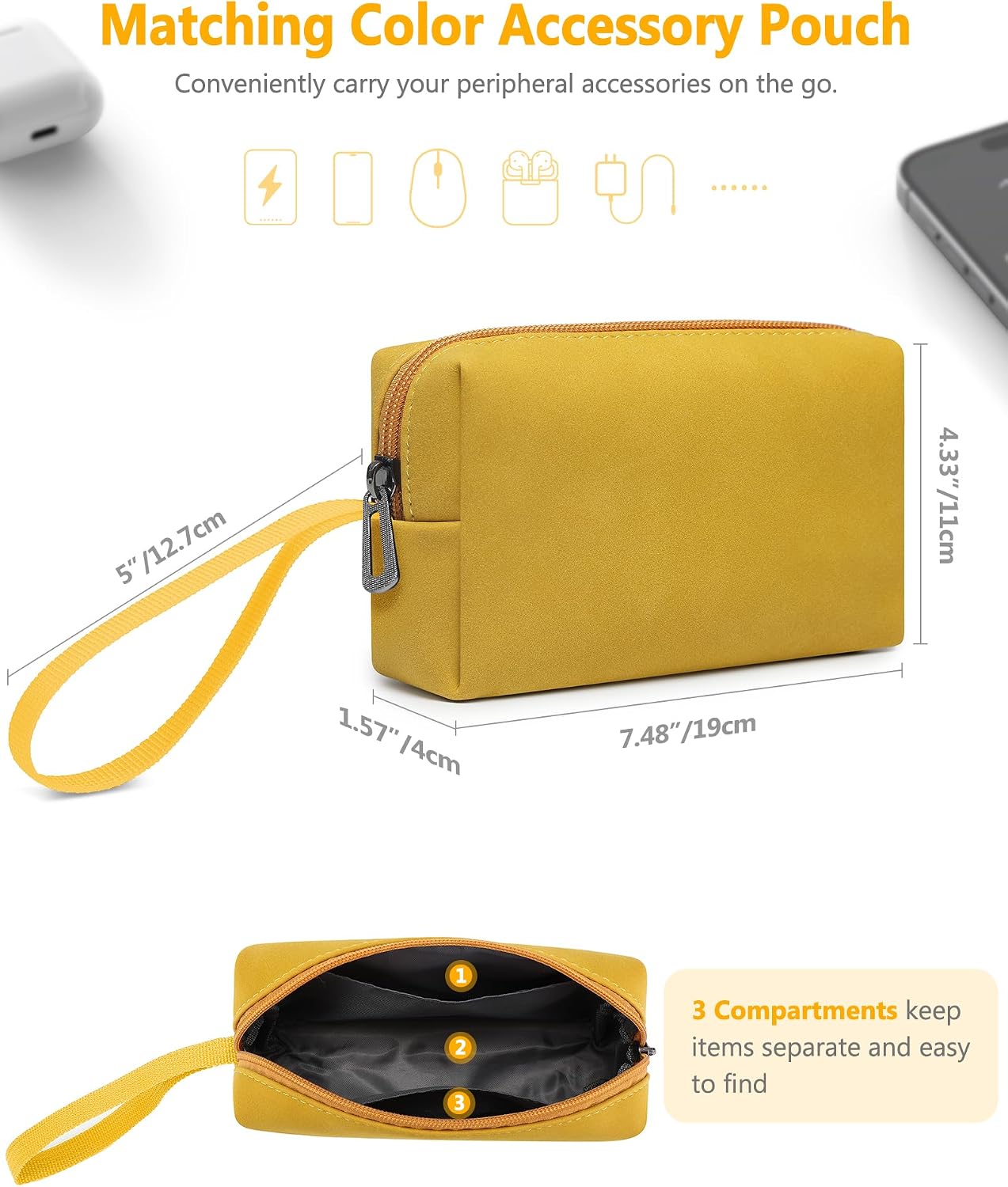 Detalle 1 de HYZUO 15 Zoll Laptop-Hülle mit Ständer