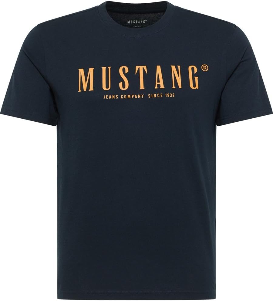 Detalle de Mustang Style Austin T-Shirt Homme – coton, coupe Regular, 6XL
