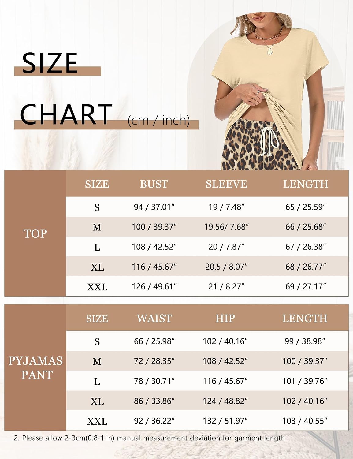 Thumbnail 4 de Rapbin Schlafanzug Damen Lang Pyjama Set