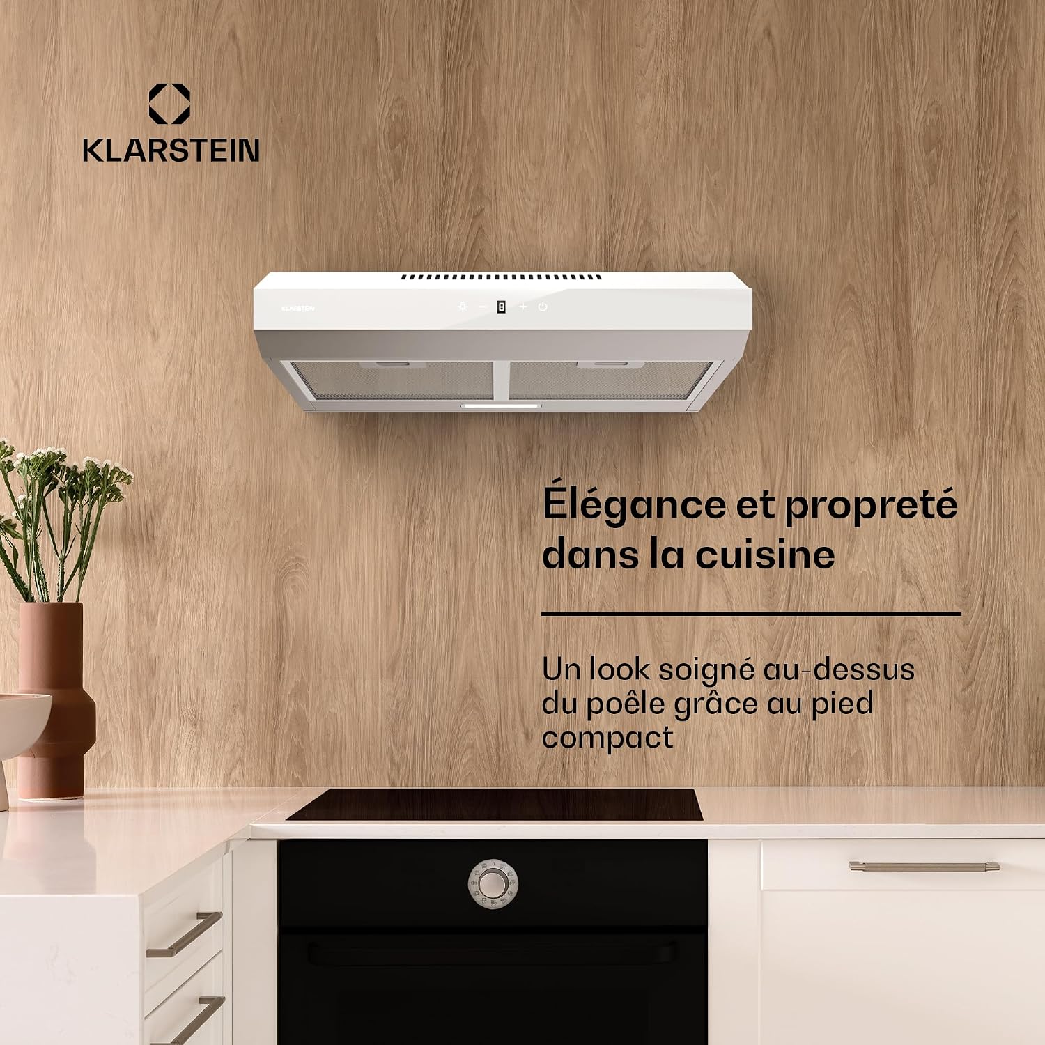 Detalle 2 de Klarstein Hotte 60 cm, débit d'air 175 m³/h ⚙