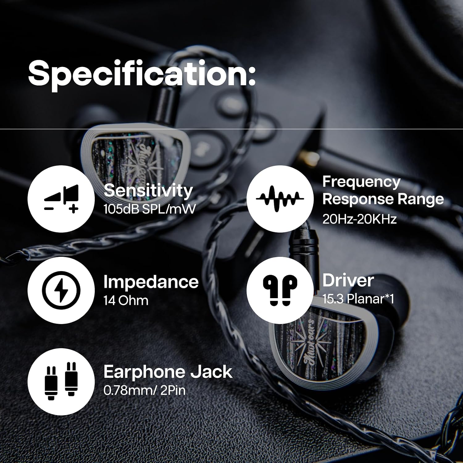 Thumbnail 6 de Linsoul Kiwi Ears Aether 15.3mm planar IEM