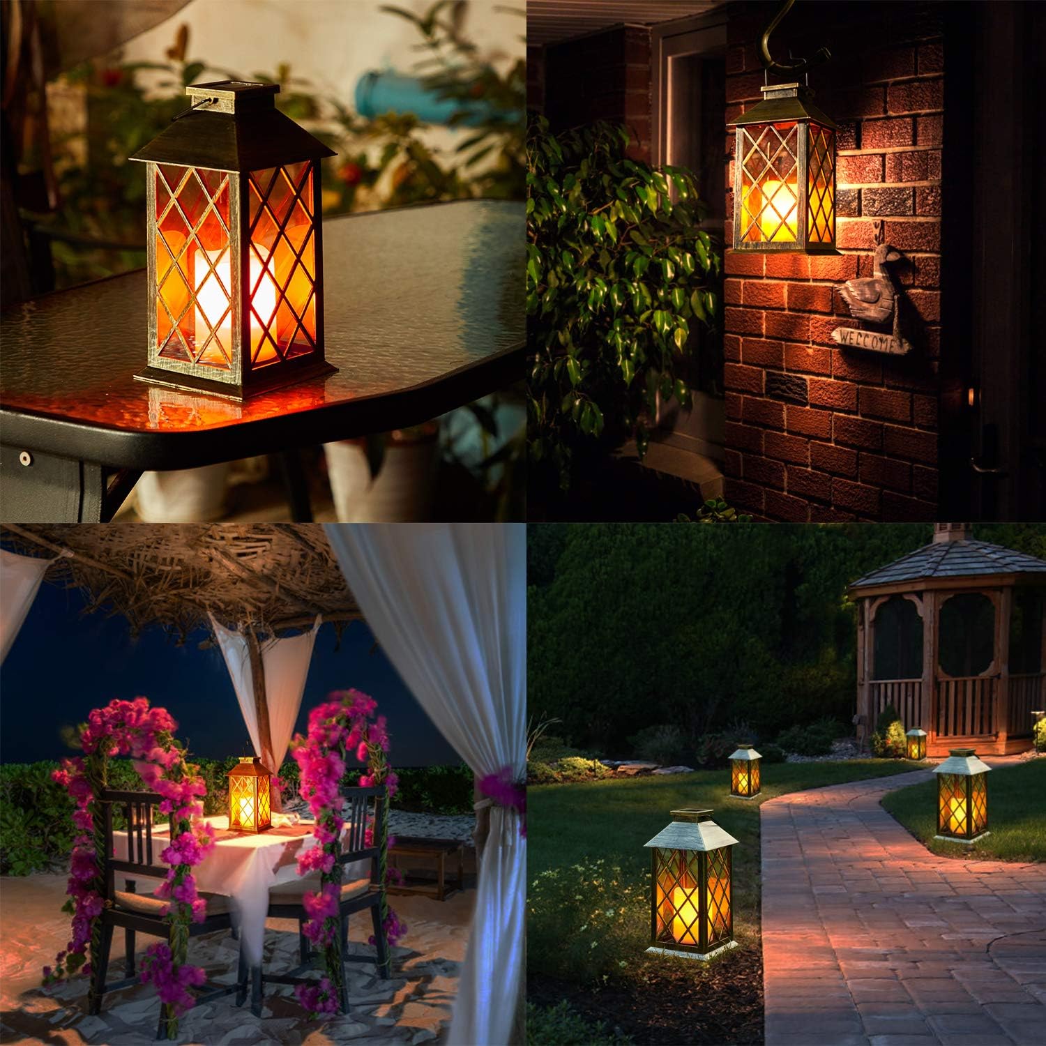 Detalle de Solar Garden Lanterns IP44, 600mAh battery