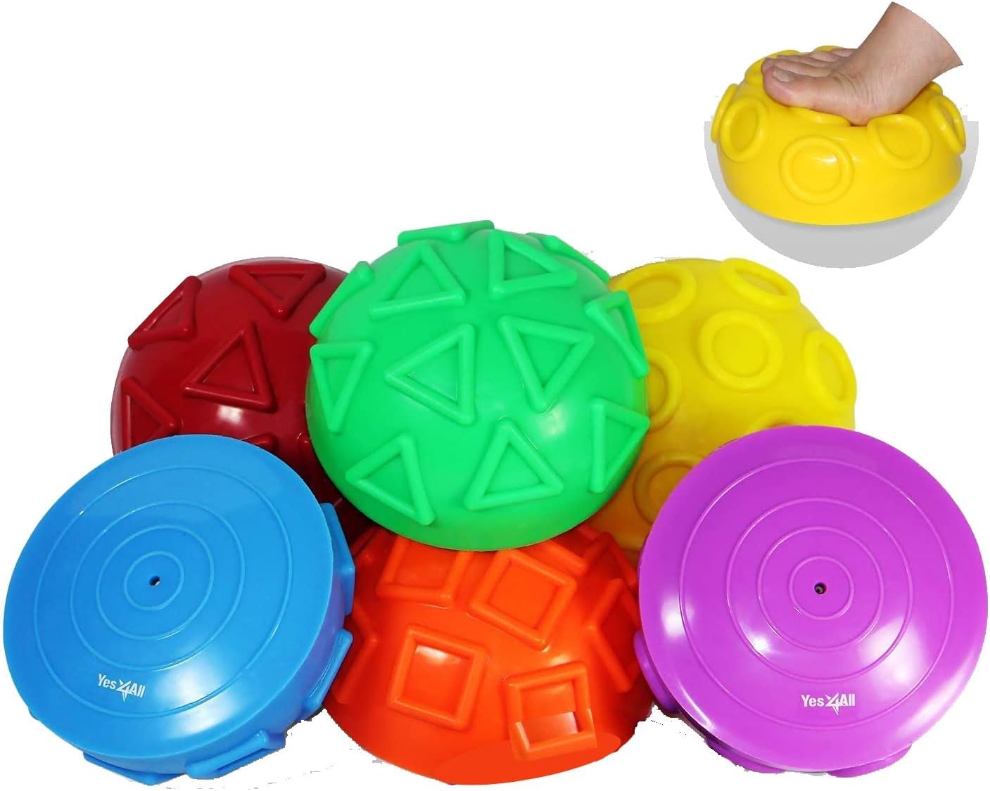 Thumbnail 6 de Yes4All ZS2H: forme di riccio e disco di equilibrio in PVC, robustezza e stabilità per interno ed esterno