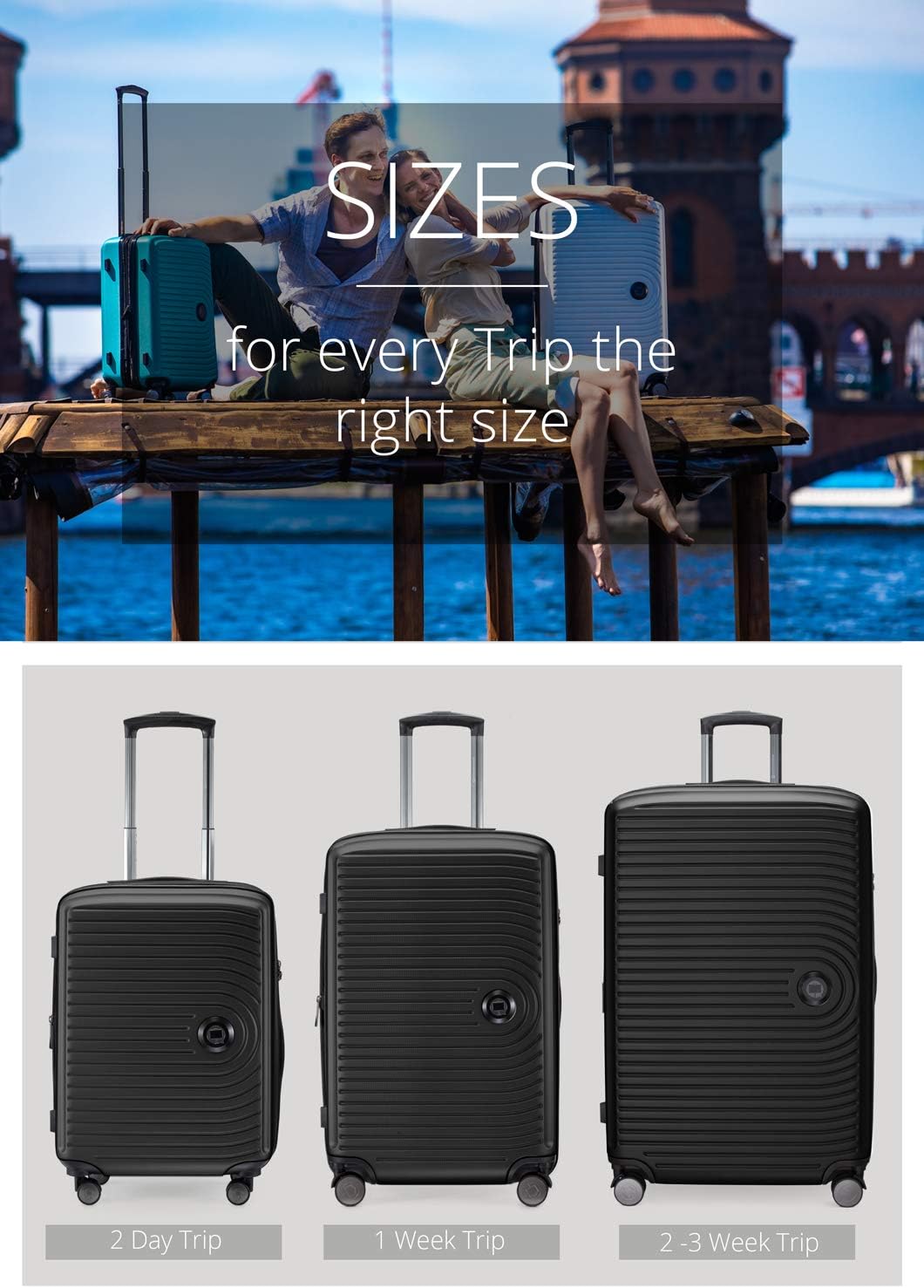 Thumbnail 6 de Hauptstadtkoffer Mitte: Valigia da cabina unisex 55 cm, Nero, espandibile fino a 55 l