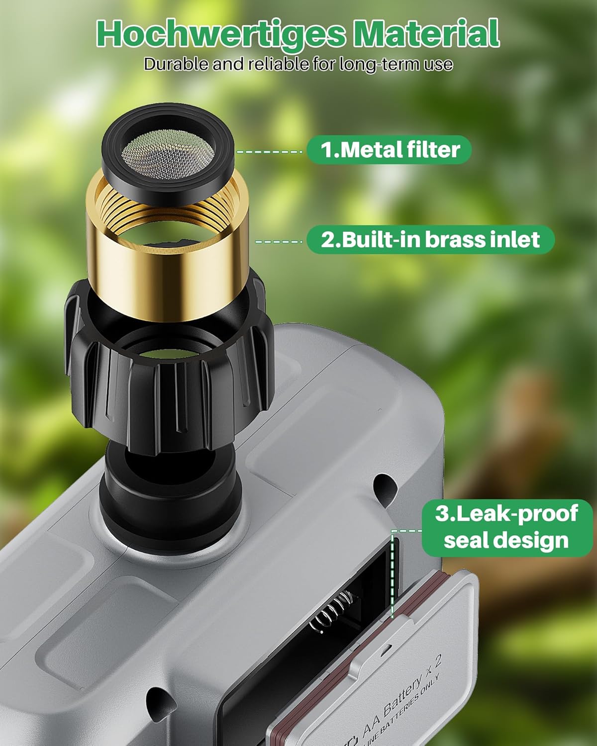 Detalle de Computer per irrigazione WiFi con 3 uscite: controllo intelligente per prato e giardino