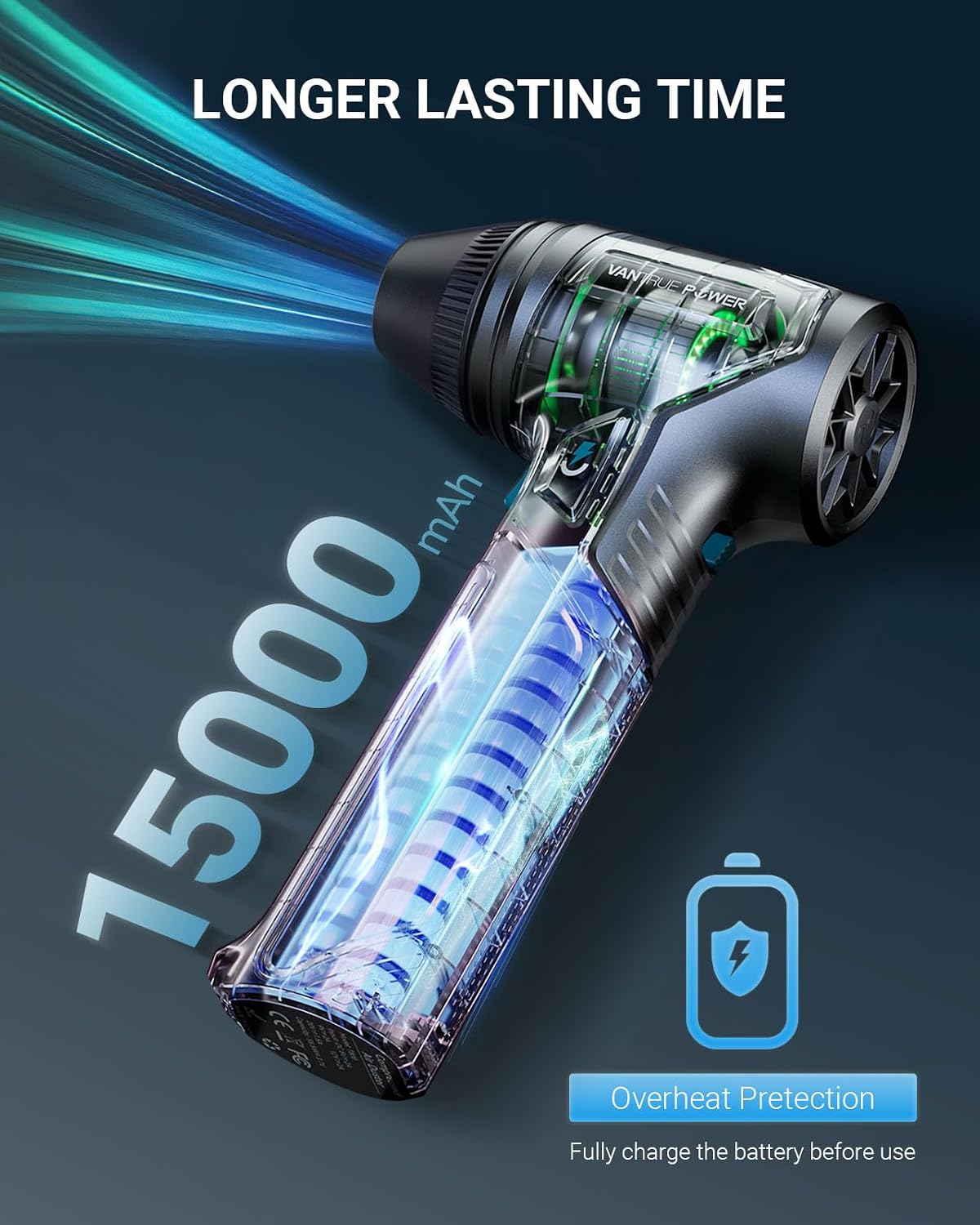 Thumbnail 5 de VANTRUE POWER Electric Air Duster 28.22 oz