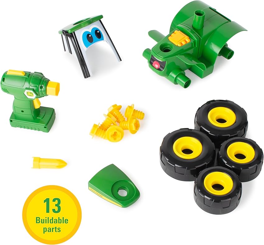 Thumbnail 4 de Bizak 46655 John Deere tractor 13 piezas 🚜