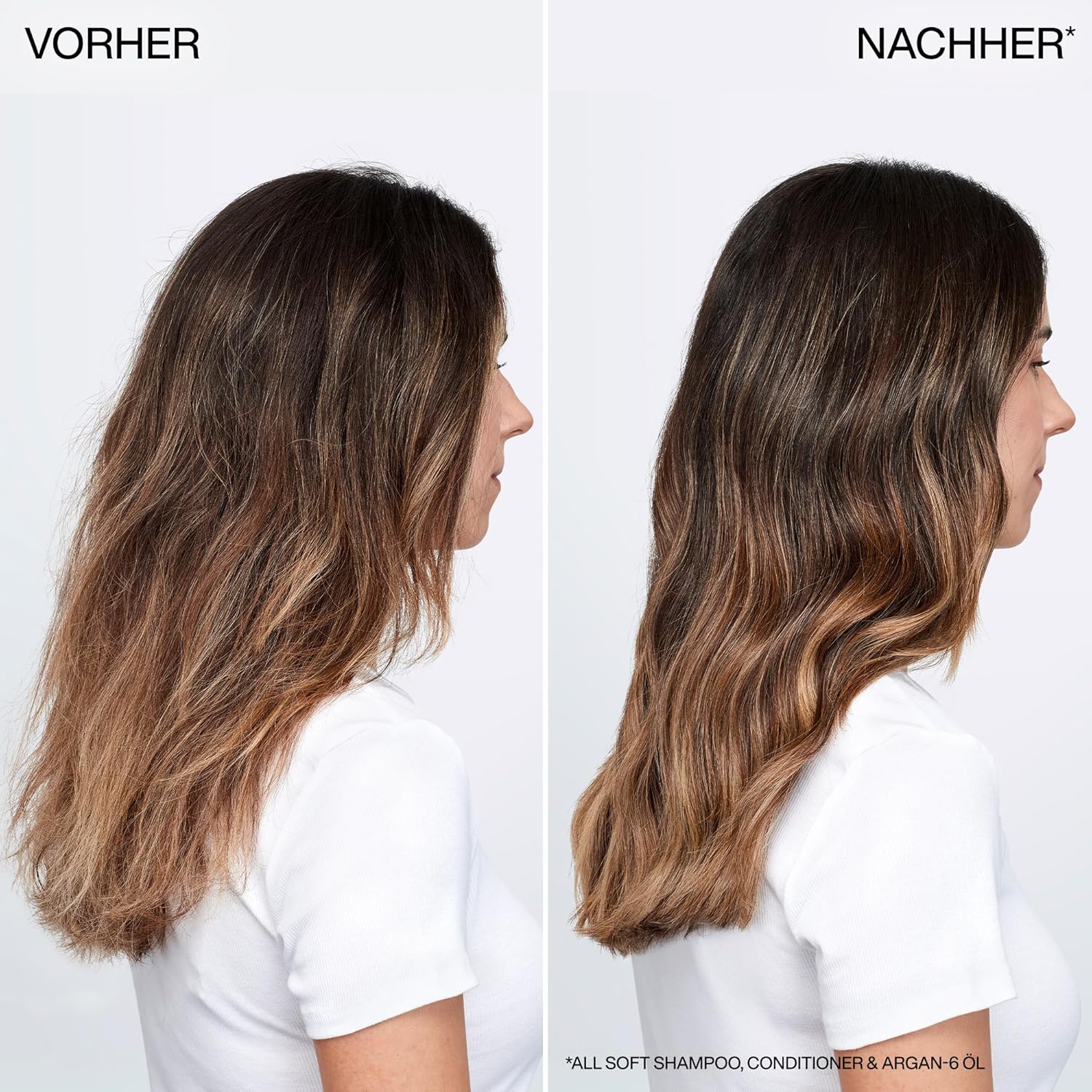 Thumbnail 3 de Redken All Soft Pflegeset: Shampoo & Conditioner 300 ml – für trockenes und brüchiges Haar