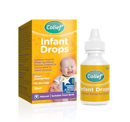 Detalle de Colief Infant Drops: Lactase Enzyme Drops for Colic Relief in Babies (15ml)