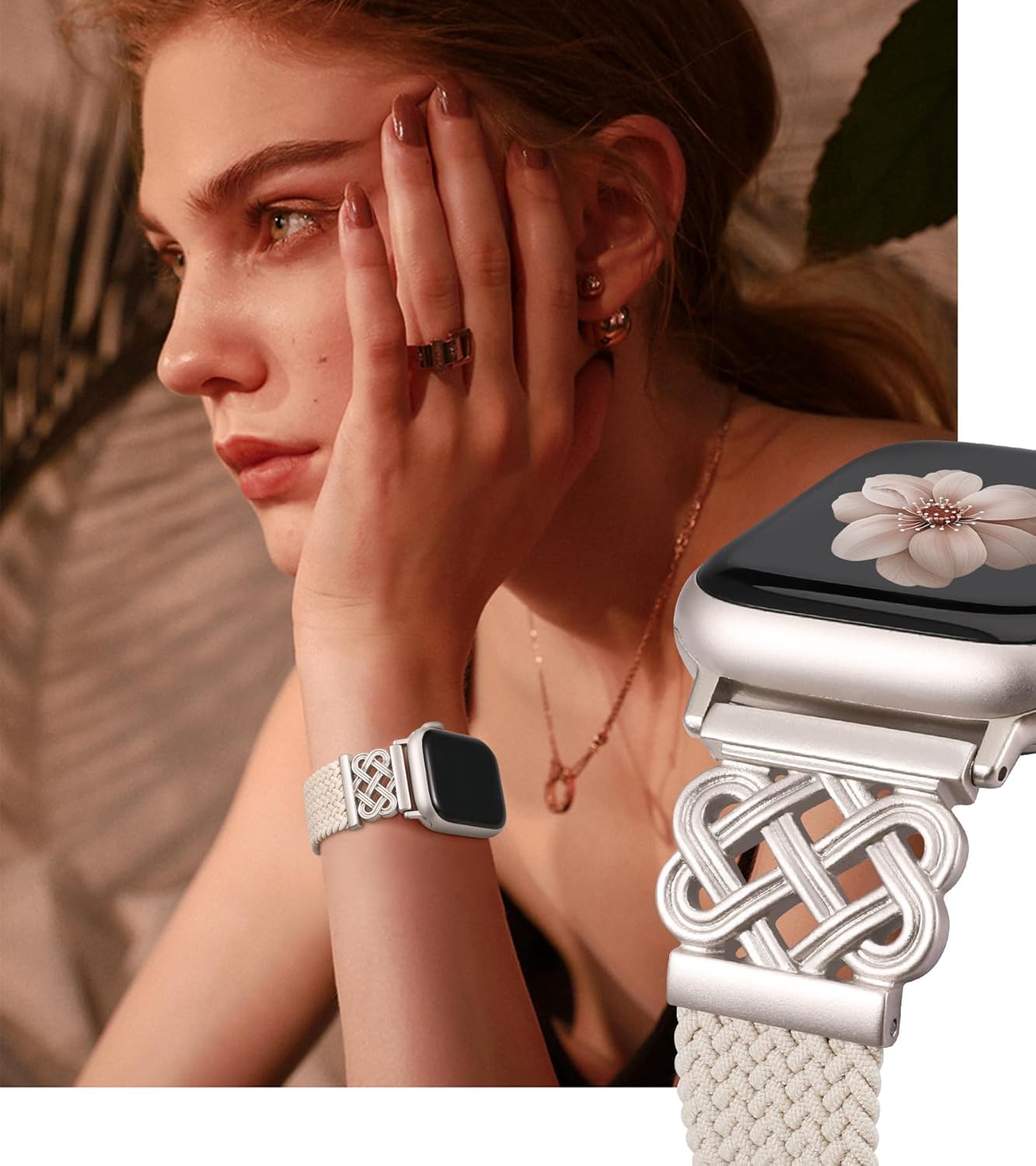 Detalle de Braided Magnetic Band for Apple Watch 45mm