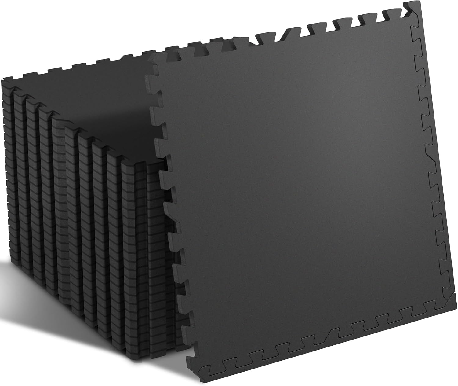 Detalle de SUPERJARE 0.4" Thick Interlocking Gym Mats 96 sq ft ๐
