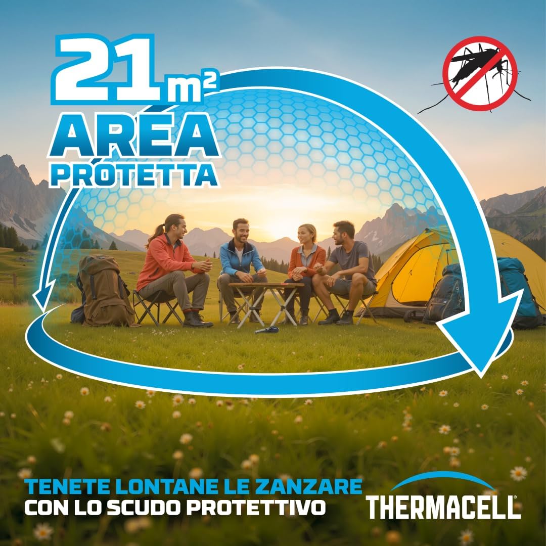 Thumbnail 1 de Thermacell Repellente Antizanzare Portatile – Zona di protezione 21 m², Senza DEET, Blu Notte