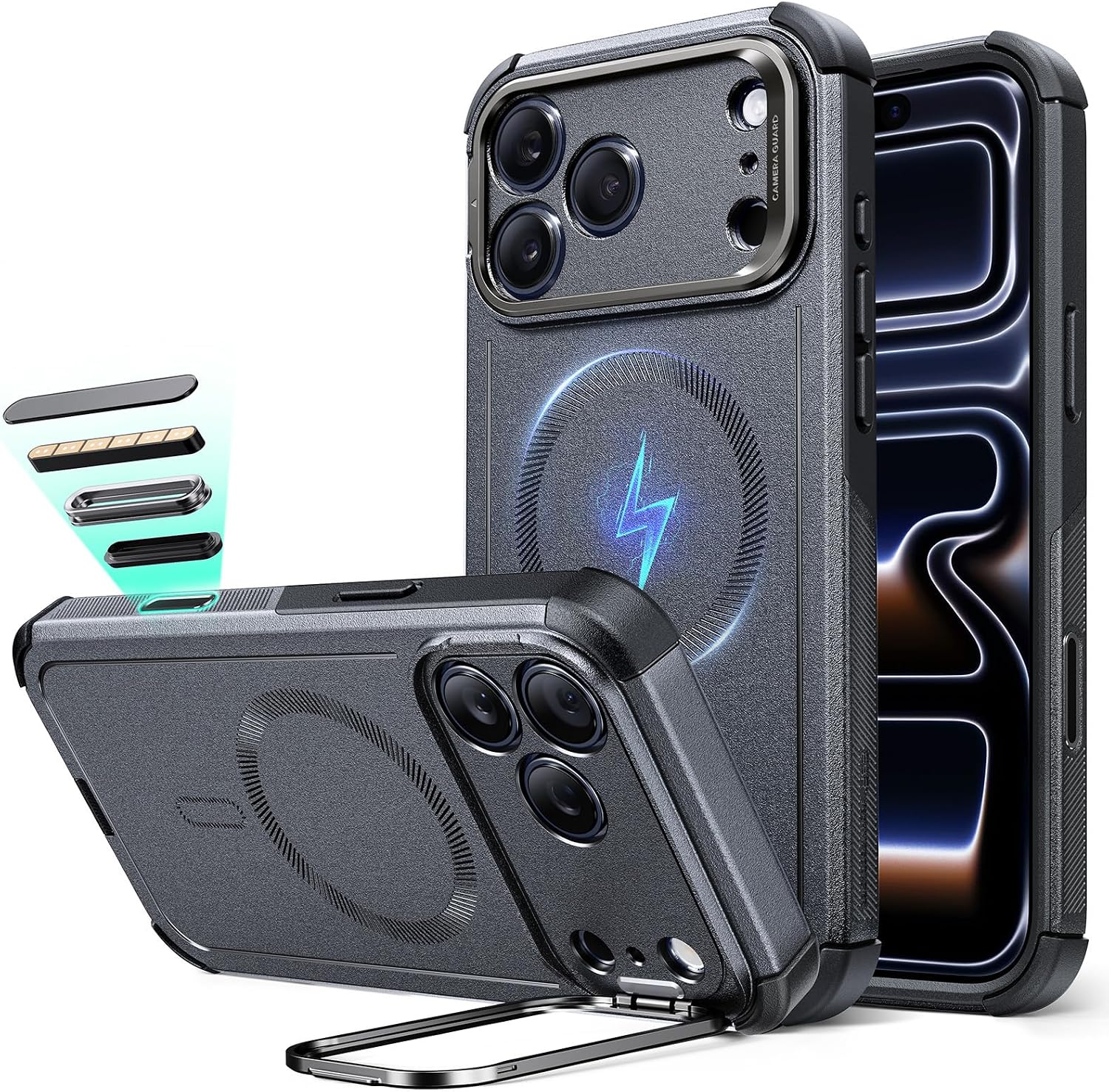 Detalle de ESR iPhone 17 Pro Case with 7X Drop Protection