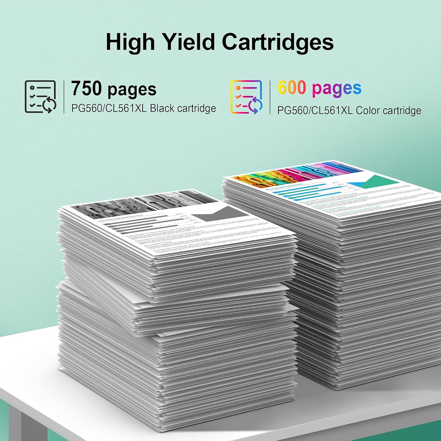 Thumbnail 2 de Salols 560XL 561XL Ink Cartridges for Canon TS Series 📦