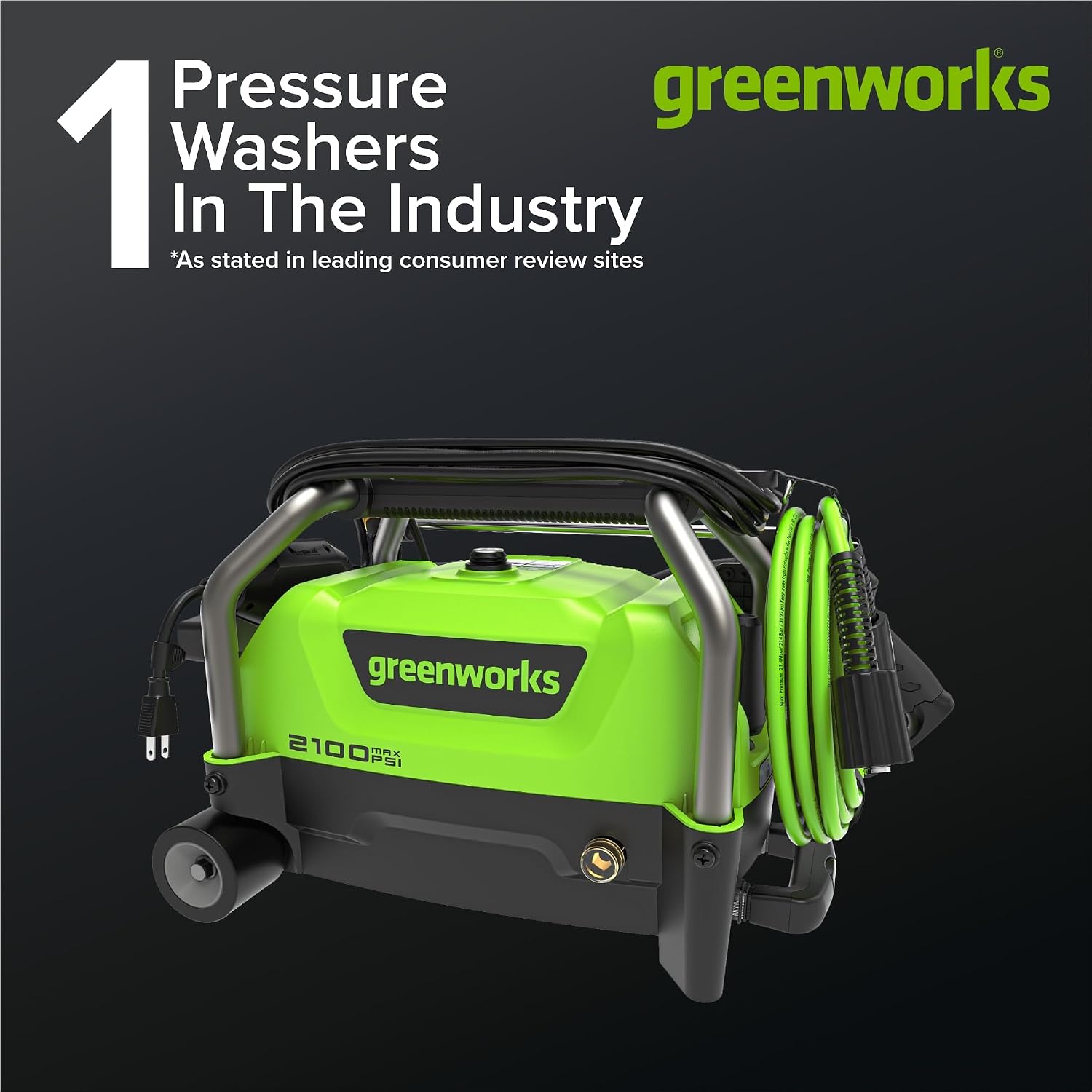 Detalle de Greenworks Electric Pressure Washer 1.2 GPM