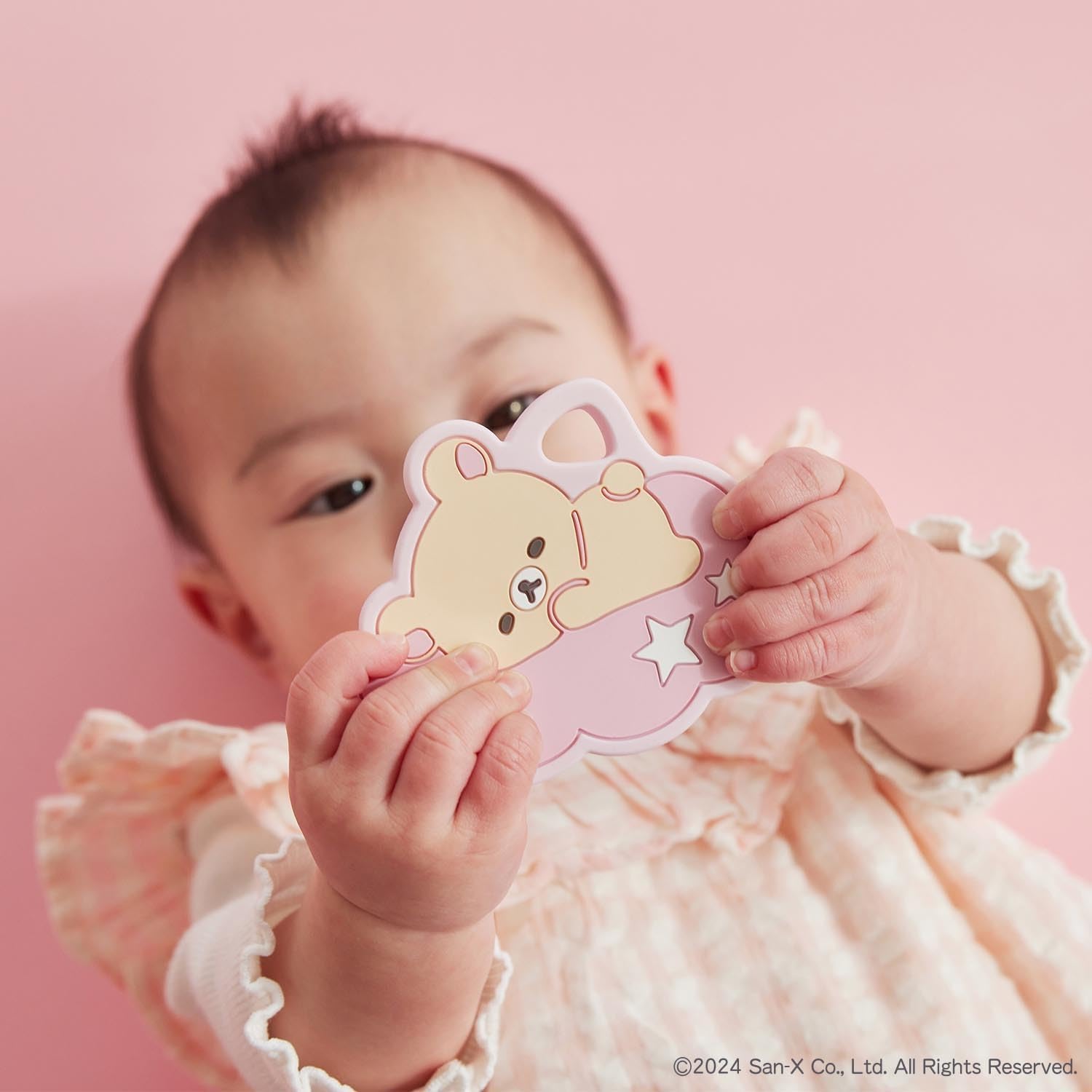 Detalle de DADWAY リラックマベビー OCRIL001023200 歯がため コリラックマ・ピンク、シリコーン製