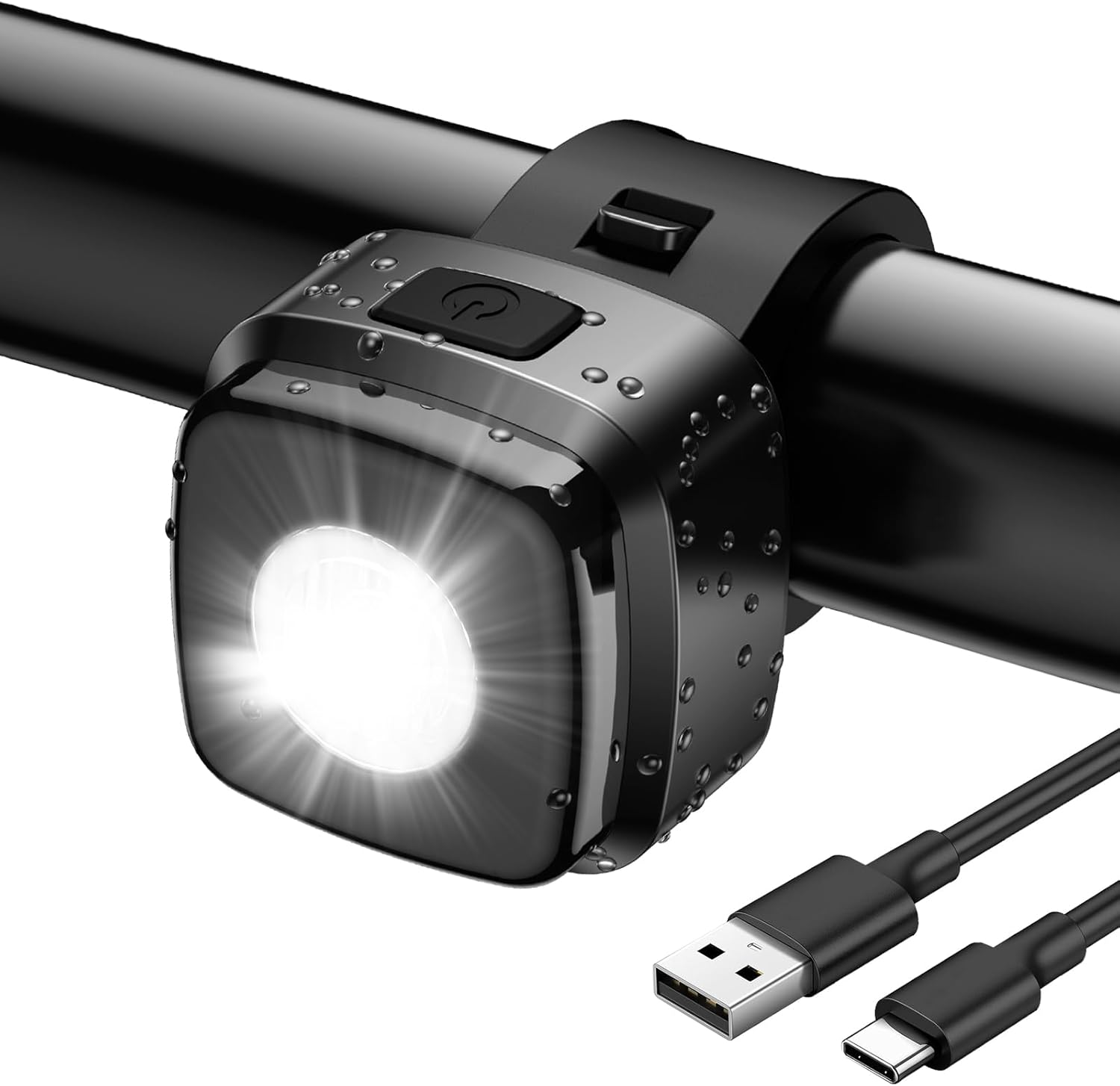 Detalle de Akdomart LED Fahrradlicht Vorne 600 mAh
