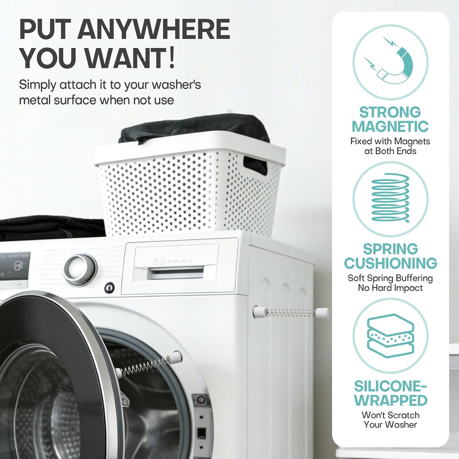 Thumbnail 4 de Nezylaf Washer Door Prop 4-Pack