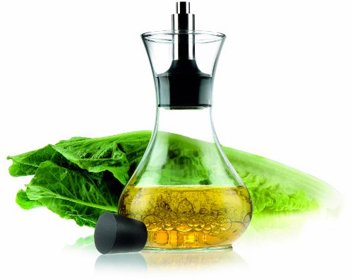 Detalle 2 de Eva Solo 567680 Oliera/Acetiera Dressing-Shaker 0,25 L con beccuccio anti-goccia, trasparente/nero